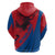 Netherlands Zip Hoodie with Lion Graphic and Dutch Flag in Red and Blue Design - Wonder Print Shop