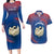 Netherlands Couples Matching Long Sleeve Bodycon Dress and Hawaiian Shirt with Swan Couple Graphic and Dutch Flag in Gradient Red and Blue Design - Wonder Print Shop