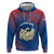 Netherlands Hoodie with Swan Couple Graphic and Dutch Flag in Gradient Red and Blue Design - Wonder Print Shop