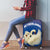 Netherlands Luggage Cover with Swan Couple Graphic and Dutch Flag in Gradient Red and Blue Design - Wonder Print Shop