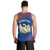 Netherlands Men Tank Top with Swan Couple Graphic and Dutch Flag in Gradient Red and Blue Design - Wonder Print Shop