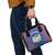 Netherlands Shoulder Handbag with Swan Couple Graphic and Dutch Flag in Gradient Red and Blue Design - Wonder Print Shop