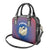 Netherlands Shoulder Handbag with Swan Couple Graphic and Dutch Flag in Gradient Red and Blue Design - Wonder Print Shop