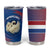 Netherlands Tumbler Cup with Swan Couple Graphic and Dutch Flag in Gradient Red and Blue Design - Wonder Print Shop