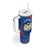 Netherlands Tumbler With Handle with Swan Couple Graphic and Dutch Flag in Gradient Red and Blue Design - Wonder Print Shop