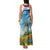 Netherlands Family Matching Tank Maxi Dress and Hawaiian Shirt Dutch Windmill and Tulip Field Landscape in National Flag Colors - Wonder Print Shop