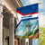 Netherlands Garden Flag Dutch Windmill and Tulip Field Landscape in National Flag Colors - Wonder Print Shop