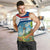 Netherlands Men Tank Top Dutch Windmill and Tulip Field Landscape in National Flag Colors - Wonder Print Shop