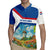 Netherlands Rugby Jersey Dutch Windmill and Tulip Field Landscape in National Flag Colors - Wonder Print Shop
