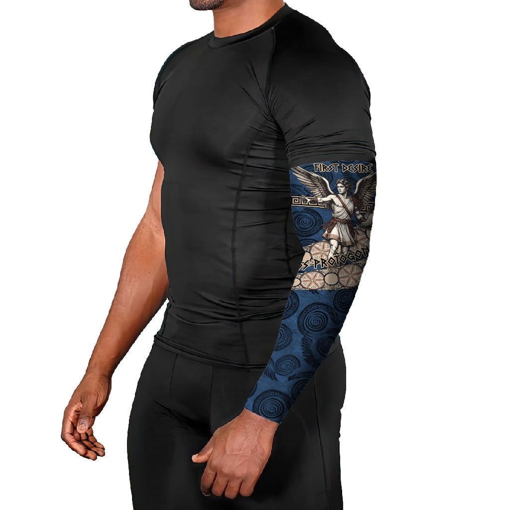 Eros Greek Mythology Protogonos Arm Sleeves Winged Eros Emerging From Cosmic Egg Greek Key