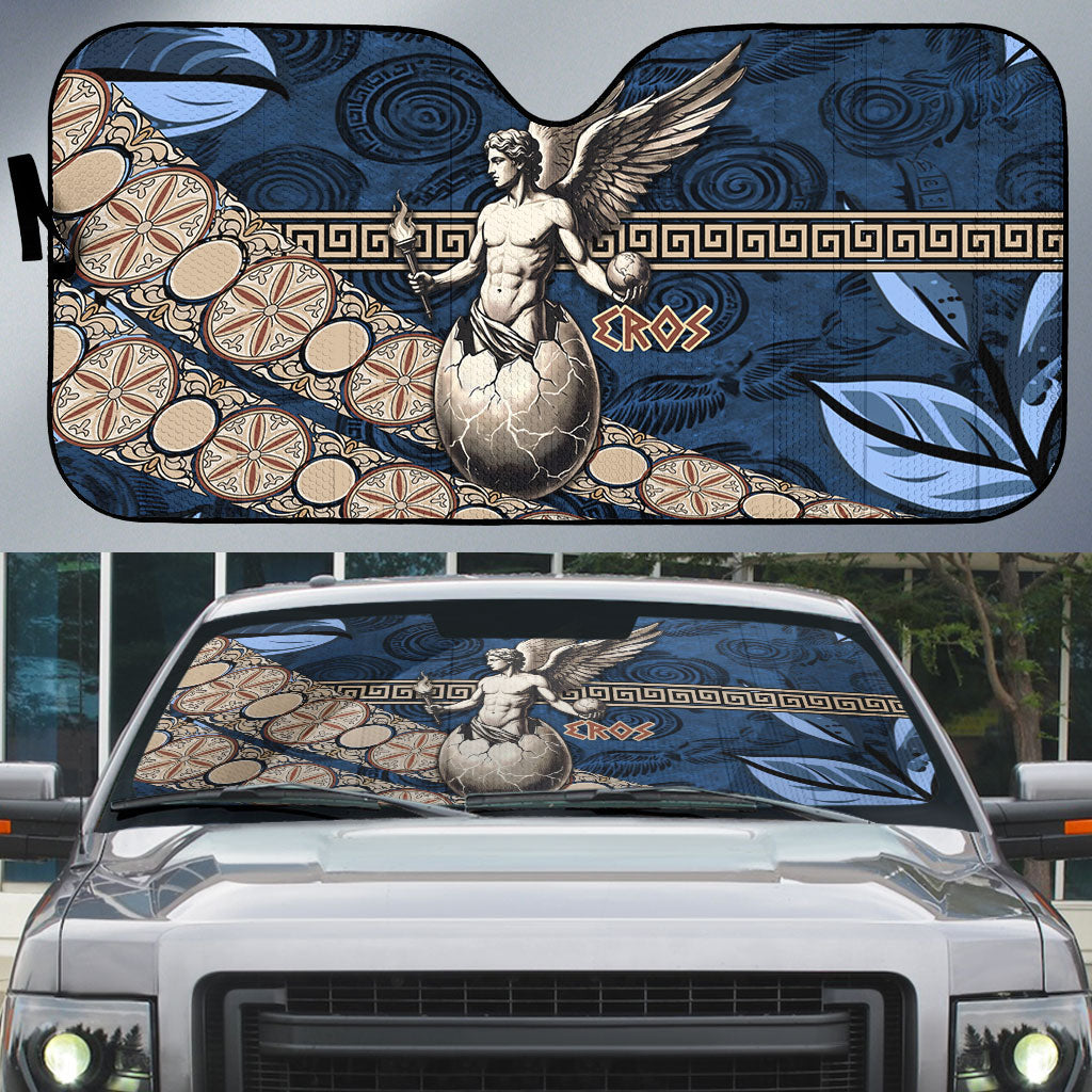 Eros Greek Mythology Protogonos Auto Sun Shade Winged Eros Emerging From Cosmic Egg Greek Key