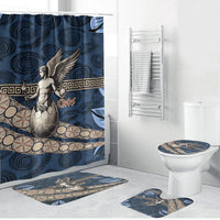 Eros Greek Mythology Protogonos Bathroom Set Winged Eros Emerging From Cosmic Egg Greek Key
