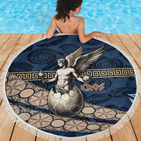 Eros Greek Mythology Protogonos Beach Blanket Winged Eros Emerging From Cosmic Egg Greek Key