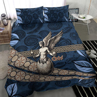 Eros Greek Mythology Protogonos Bedding Set Winged Eros Emerging From Cosmic Egg Greek Key