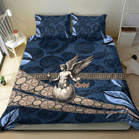 Eros Greek Mythology Protogonos Bedding Set Winged Eros Emerging From Cosmic Egg Greek Key
