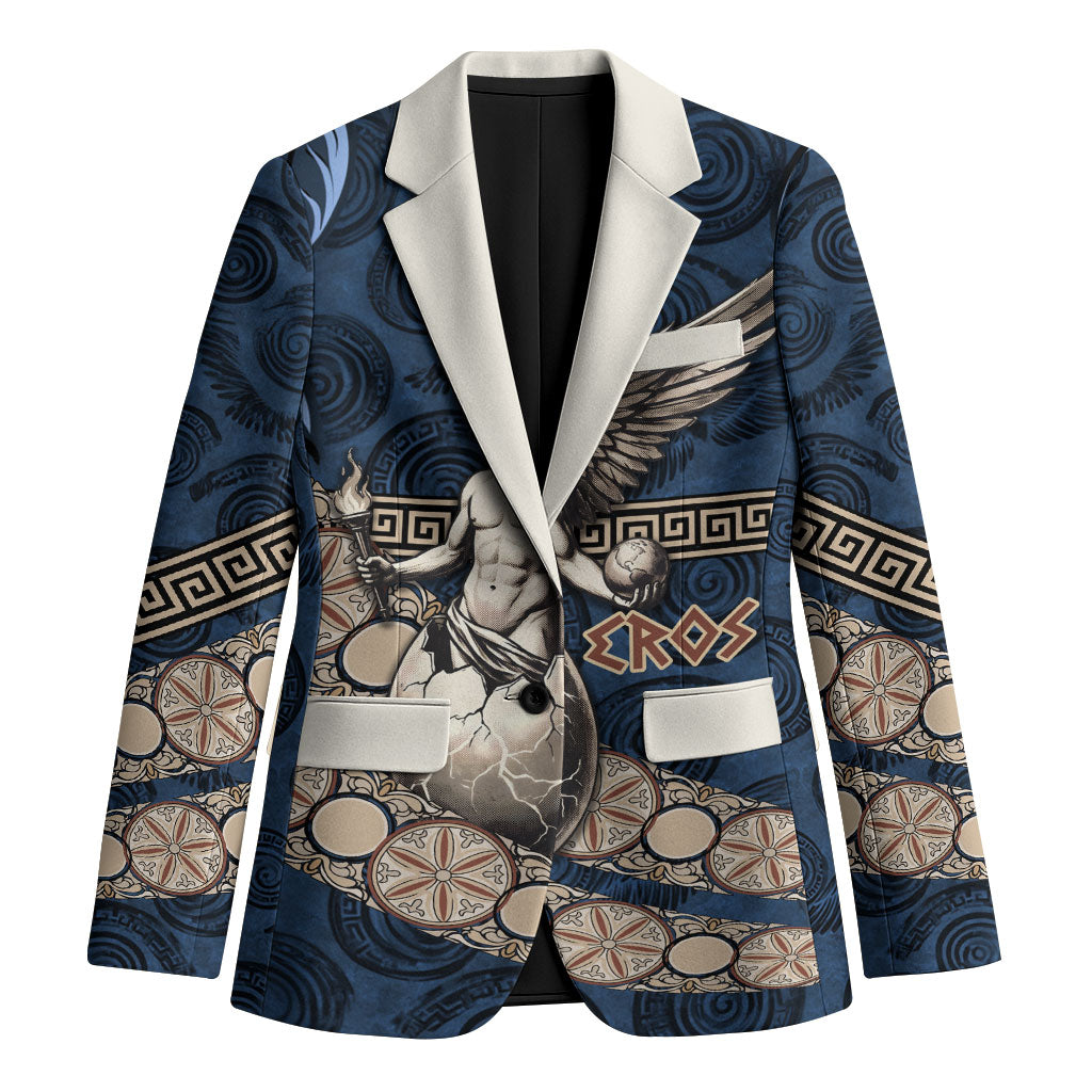 Eros Greek Mythology Protogonos Blazer Winged Eros Emerging From Cosmic Egg Greek Key