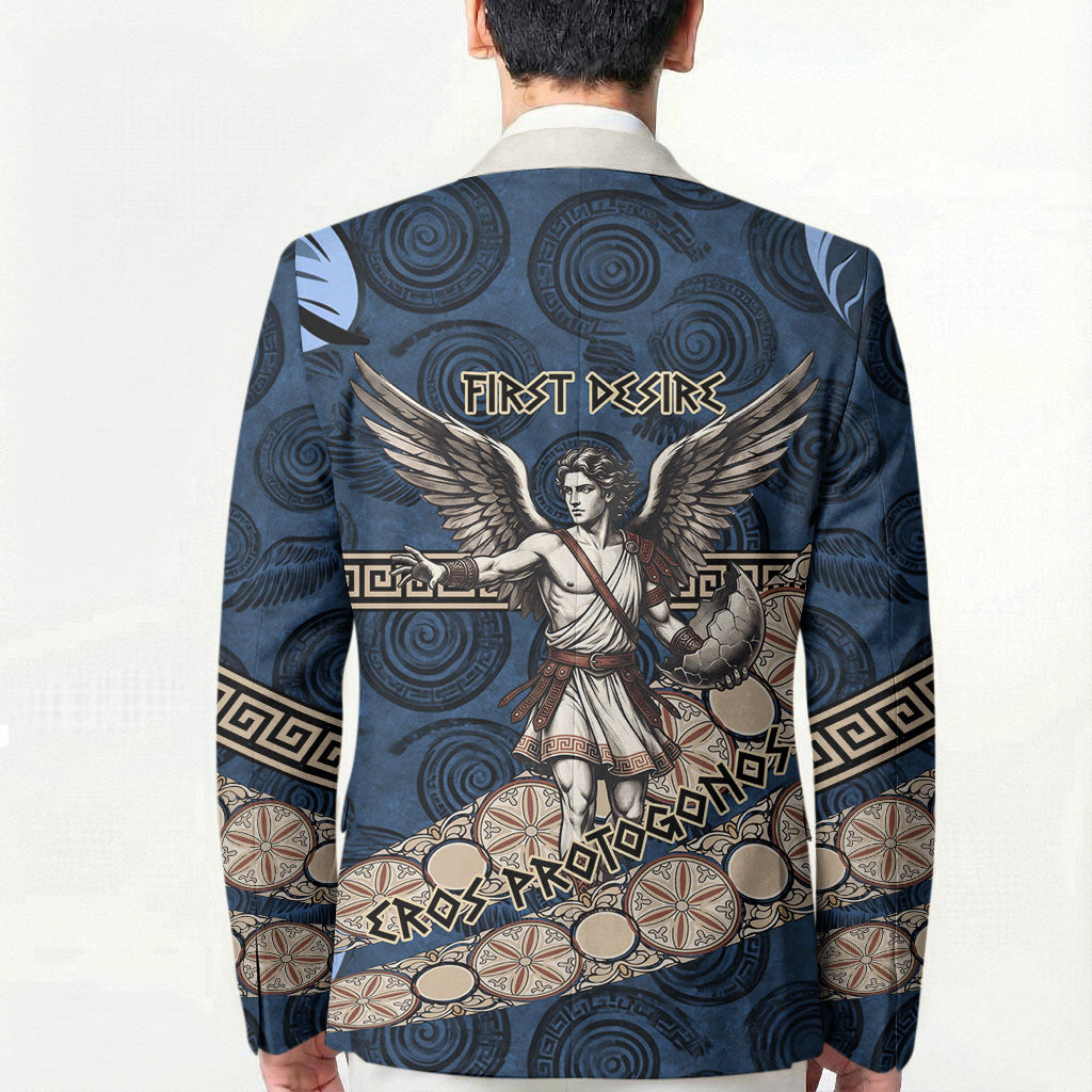 Eros Greek Mythology Protogonos Blazer Winged Eros Emerging From Cosmic Egg Greek Key