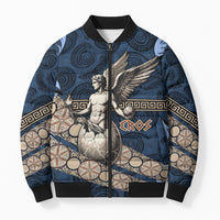 Eros Greek Mythology Protogonos Bomber Puffer Jacket Winged Eros Emerging From Cosmic Egg Greek Key