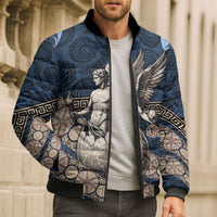 Eros Greek Mythology Protogonos Bomber Puffer Jacket Winged Eros Emerging From Cosmic Egg Greek Key