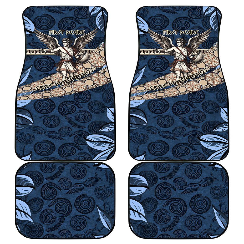 Eros Greek Mythology Protogonos Car Mats Winged Eros Emerging From Cosmic Egg Greek Key