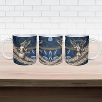 Eros Greek Mythology Protogonos Ceramic Mug Winged Eros Emerging From Cosmic Egg Greek Key