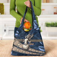 Eros Greek Mythology Protogonos Grocery Bag Winged Eros Emerging From Cosmic Egg Greek Key