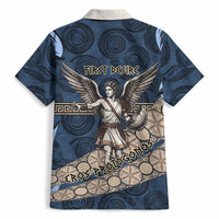 Eros Greek Mythology Protogonos Hawaiian Shirt Winged Eros Emerging From Cosmic Egg Greek Key