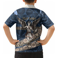 Eros Greek Mythology Protogonos Kid Hawaiian Shirt Winged Eros Emerging From Cosmic Egg Greek Key