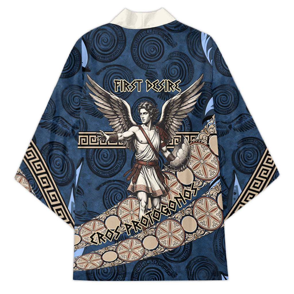 Eros Greek Mythology Protogonos Kimono Winged Eros Emerging From Cosmic Egg Greek Key
