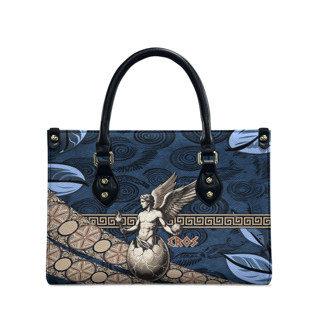 Eros Greek Mythology Protogonos Leather Bag Winged Eros Emerging From Cosmic Egg Greek Key