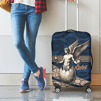 Eros Greek Mythology Protogonos Luggage Cover Winged Eros Emerging From Cosmic Egg Greek Key