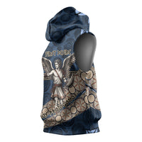 Eros Greek Mythology Protogonos Sleeveless Hoodie Winged Eros Emerging From Cosmic Egg Greek Key
