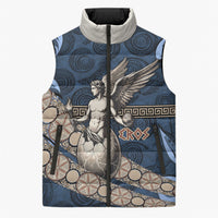 Eros Greek Mythology Protogonos Sleeveless Puffer Jacket Winged Eros Emerging From Cosmic Egg Greek Key