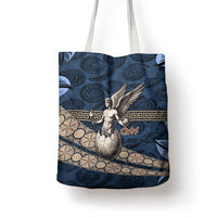 Eros Greek Mythology Protogonos Tote Bag Winged Eros Emerging From Cosmic Egg Greek Key