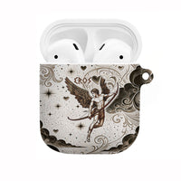 Eros Greek Mythology Cupid God Of Love AirPods Case Winged Archer Eros Bow Arrow And Celestial Clouds