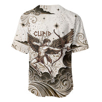 Eros Greek Mythology Cupid God Of Love Baseball Jersey Winged Archer Eros Bow Arrow And Celestial Clouds