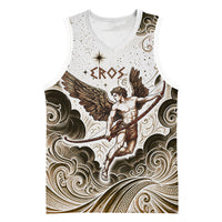 Eros Greek Mythology Cupid God Of Love Basketball Jersey Winged Archer Eros Bow Arrow And Celestial Clouds