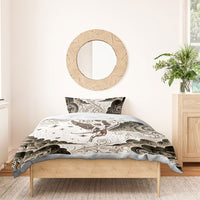 Eros Greek Mythology Cupid God Of Love Bedding Set Winged Archer Eros Bow Arrow And Celestial Clouds