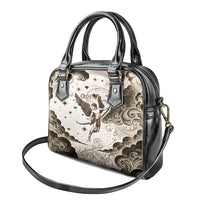 Eros Greek Mythology Cupid God Of Love Shoulder Handbag Winged Archer Eros Bow Arrow And Celestial Clouds