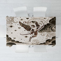 Eros Greek Mythology Cupid God Of Love Tablecloth Winged Archer Eros Bow Arrow And Celestial Clouds