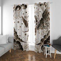 Eros Greek Mythology Cupid God Of Love Window Curtain Winged Archer Eros Bow Arrow And Celestial Clouds
