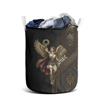 Nike Goddess Laundry Basket Ancient Greece Laurel Wreath And Greek Key