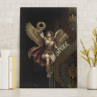 Nike Goddess Canvas Wall Art Ancient Greece Laurel Wreath And Greek Key