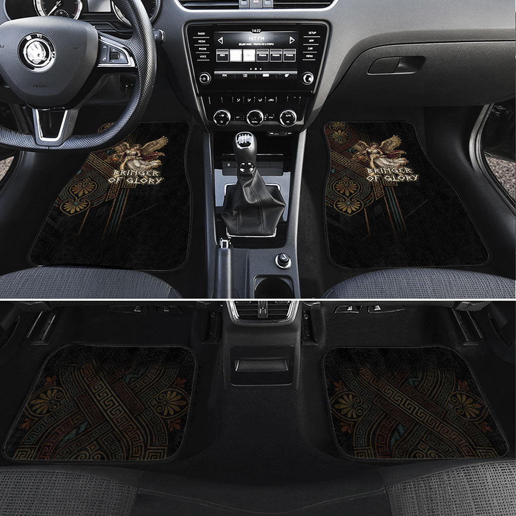 Nike Goddess Car Mats Ancient Greece Laurel Wreath And Greek Key
