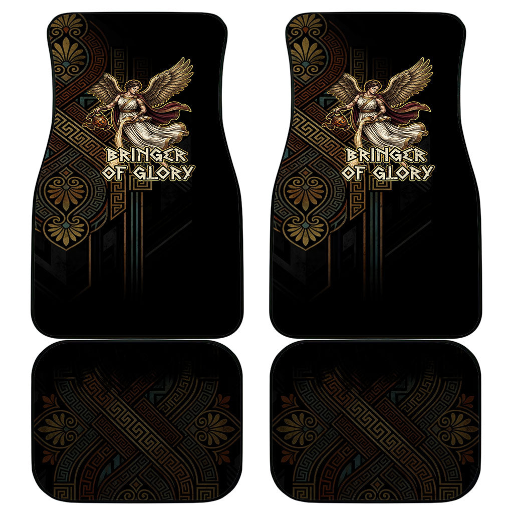Nike Goddess Car Mats Ancient Greece Laurel Wreath And Greek Key