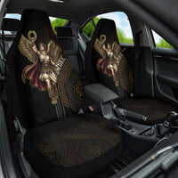Nike Goddess Car Seat Cover Ancient Greece Laurel Wreath And Greek Key