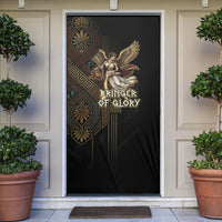 Nike Goddess Door Cover Ancient Greece Laurel Wreath And Greek Key