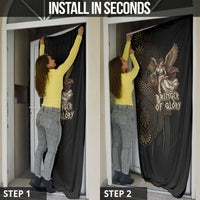 Nike Goddess Door Cover Ancient Greece Laurel Wreath And Greek Key