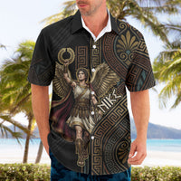 Nike Goddess Hawaiian Shirt Ancient Greece Laurel Wreath And Greek Key