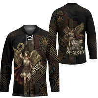 Nike Goddess Hockey Jersey Ancient Greece Laurel Wreath And Greek Key